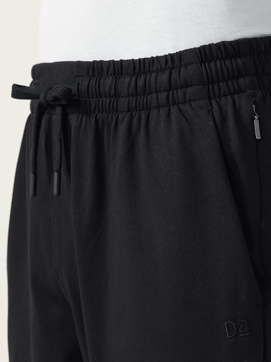 DAMENSCH Mens Joggers Track Pants, Cotton Blend Pants for Man, Hidden Side Zipper Pocket Men Trackpant, Pilling Proof Joggers Pant for Men